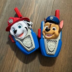 Paw Patrol Blue and Red Walkie Talkies